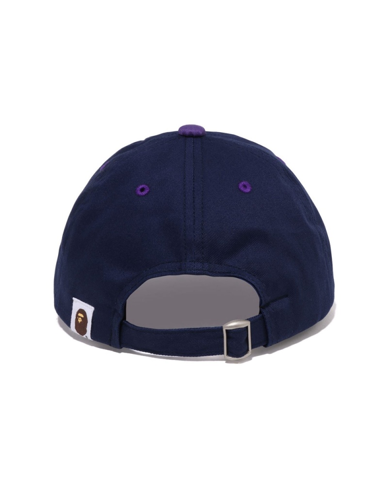 Autres Accessoires Bape Ape Head Patch Bleu Marine Bleu Enfant | IFS-87188245